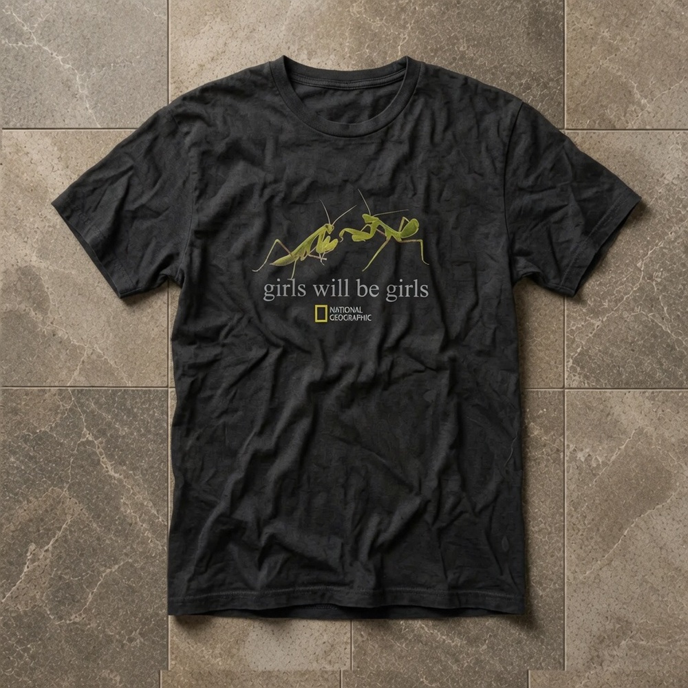 Girls Will Be Girls National Geographic T-shirt
